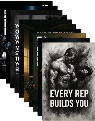 RDM UNIVER Inspirational` Posters Motivational Quotes Wall Poster For GYM Office and Study Room Home Décor Multicolour Set Of 10 Size 300GSM Paper Print(18 inch X 12 inch, Rolled) RDM UNIVER Inspirational` Posters Motivational Quotes Wall Poster For GYM Office and Study Room Home Décor Multicolour Set Of 10 Size 300GSM Paper Print(18 inch X 12 inch, Rolled)