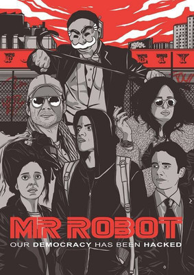 Mr. Robot Poster - 300 GSM 12x18 Unframed Multicolor PROD - 1750-1 Paper Print(18 inch X 12 inch)
