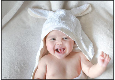 Smart Books Publishers Cute Baby Poster for Pregnant Women - 13x19 Inch Wall Decor, 300 GSM Photographic Paper - Perfect for Nursery, Baby Room, and Expecting Moms Photographic Paper(19 inch X 13 inch, Rolled)