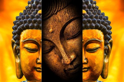 God Buddha 300 GSM Paper Poster set of -1 Paper Print(13 inch X 19 inch)