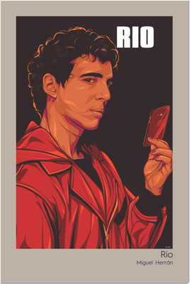 Money Heist Poster, Money Heist Poster for Room & Office Paper Print(11.69 inch X 8.27 inch)