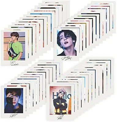 BTS Latest Signature Photocards, 48 Pcs Album Collection for Kpop and BTS Fan Paper Print(4 inch X 3 inch, N/A)