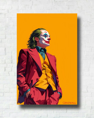 Clown Villain HD Wall Poster | Premium 300 GSM Glossy Laminated Art Print | A3 (12x18 Inch) Unframed Poster for Bedroom, Living Room, Gaming Room & Home Decor Photographic Paper(18 inch X 12 inch)