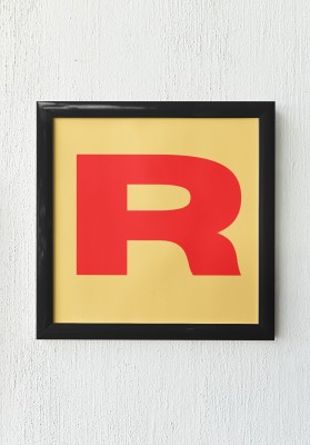 Team Rocket 1 Photographic Paper(8 inch X 8 inch, Framed)