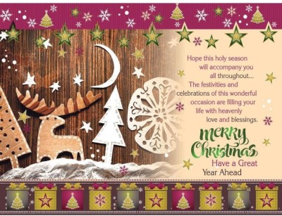 MERRY CHRISTMAS POSTER FINE QUALITY P POSTER PRINT ON 36X24 INCHES_New_2 Fine Art Print(19 inch X 13 inch, Rolled)