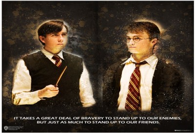 Harry Potter Neville Longbottom Motivational Inspirational Quote Wall Poster A3 Size Photographic Paper(16.5 inch X 11.7 inch, A3)