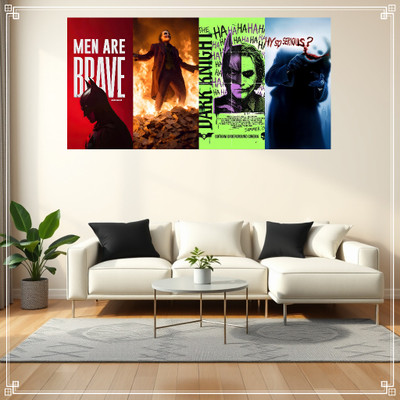 THE BATMAN (The Unstoppable Force) zx Fine Art Print(12 inch X 8 inch, Rolled)