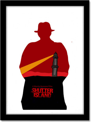 Shutter Island Movie Frame Hollywood movie Framed Poster For Room & Office (10 Inch X 13 Inch, Framed)… Paper Print(13 inch X 10 inch, Framed)