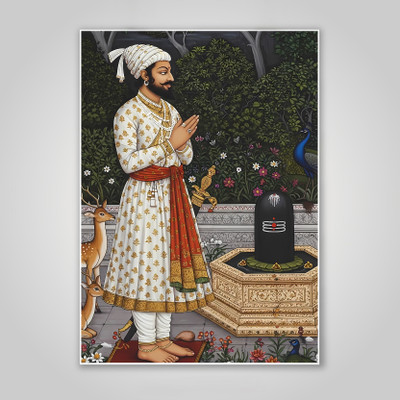 Shivaji maharaj poster Photographic Paper(19 inch X 13 inch, Rolled)