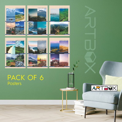 Travel Vintage Poster, Travel City Posters, Travel poster for wall-edt Paper Print(18 inch X 12 inch, Rolled)