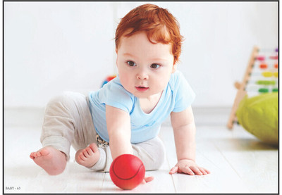 Baby Poster - 13x19 Inch Cute Wall Decor for Pregnant Women & Nursery Rooms | 300 GSM Photographic Paper | Adorable Baby Girl & Boy Designs Photographic Paper (19 inch X 13 inch, Rolled) Paper Print(19 inch X 13 inch)