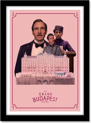 The Grand Budapest Hotel Movie Pop Art Framed Poster For Room Office Home Decor Wall Painting Wallpaper Gift Item Paper Print(13 inch X 10 inch, Standard Packaging In Box)