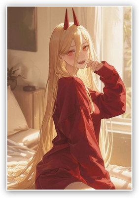 Chainsaw Man poster for wall anime poster for wall Chainsawman wall poster anime wall poster Photographic Paper(19 inch X 13 inch)