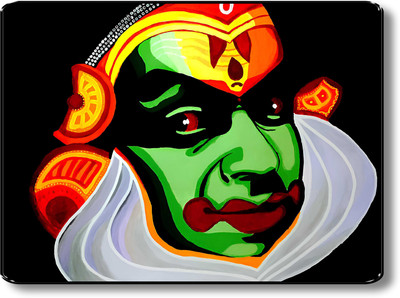 kathak Dancer Face Wall Décor Fine Art Print(14 inch X 11 inch)