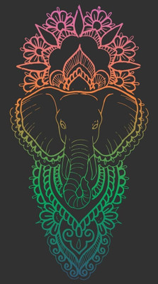 LORD GANESH JI BEAUTIFUL POSTER - DESIGNED BY Mr. ANKUSH - PAPER PRINT Paper Print(18 inch X 12 inch, ROLLED)