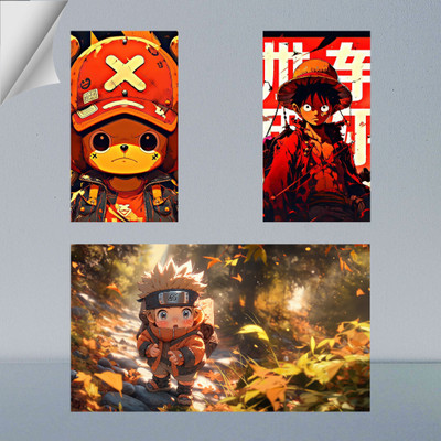 Unique Decor | COMBO SET OF NARUTO UZUMAKI CHIBI MONKEY D LUFFY AND CHOPPER DIGITAL ART FRAME | ANIME | SET OF 2 A4 AND 1 A3 300 GSM FRAMED POSTER FOR WALL Photographic Paper(18 inch X 12 inch, Poster) Unique Decor | COMBO SET OF NARUTO UZUMAKI CHIBI MONKEY D LUFFY AND CHOPPER DIGITAL ART FRAME | ANIME | SET OF 2 A4 AND 1 A3 300 GSM FRAMED POSTER FOR WALL Photographic Paper(18 inch X 12 inch, Poster)