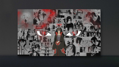 NARUTO I ITACHI UCHIHA I 300 GSM MANGA POSTER I A3 FRAME 3D Poster(18 inch X 12 inch, Poster)
