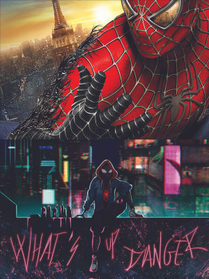 (Pack of 2)Swinging into Action: Dynamic Spider-Man Poster Series:Printed by WK on US Imported Paper (Unframed) With 3M Orginal Double Side Tape for Easily Stick Photographic Paper(18 inch X 12 inch, Rolled)