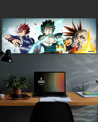 My Hero Academia Ultra Rumble Split Poster Paper Print(18 inch X 48 inch)