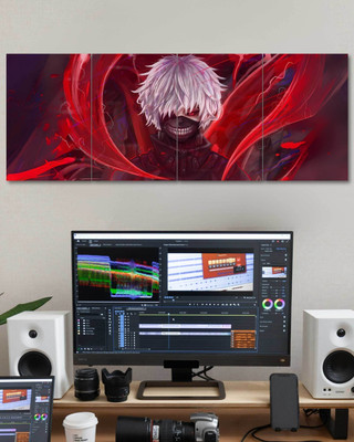 Ken Kaneki Tokyo Ghoul Split Poster Paper Print(18 inch X 48 inch)