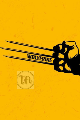 Superhero Wolverine Poster, Unframed, With Double Sided Tape Paper Print(18 inch X 12 inch, Rolled)