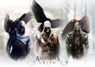 Poster Assassin'S Creed sl-9341 (Large Poster, 36x24 Inch, Banner Media Print, Multicolor) Fine Art Print(24 inch X 36 inch)