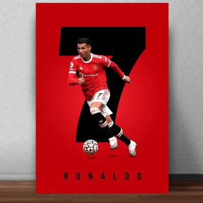 Ronaldo Manchester New 2 Poster for Room (Matte paper 300 GSM, 13 X 19 Inches, Multi-coloured, Lata Mangeshkar) Paper Print(19 inch X 13 inch, Rolled)