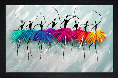 Modern Art Large Synthetic Framed UV Digital Reprint 14 inch x 20 inch Painting (With Frame) Paper Print(14 inch X 20 inch)