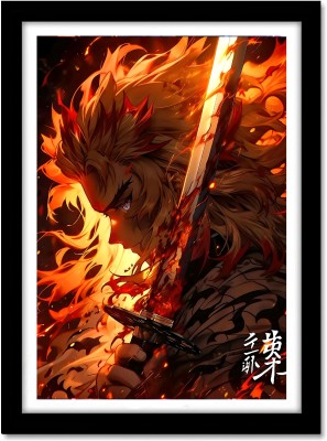 Anime Series Poster Frame For Room & Office wall Paper Print(13 inch X 10 inch, Framed)