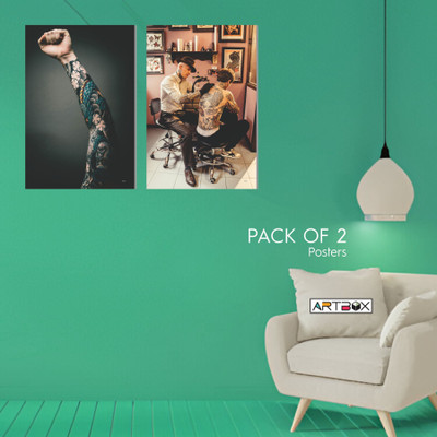 Tattoo poster, Tattoo Studio Posters for Wall, Tattoo Design Posters, Tattoo Art Paper Print(11.69 inch X 8.27 inch)