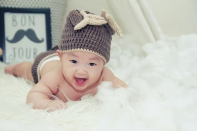Cute Baby Paper Poster Photographic Paper(18 inch X 12 inch, Rolled)