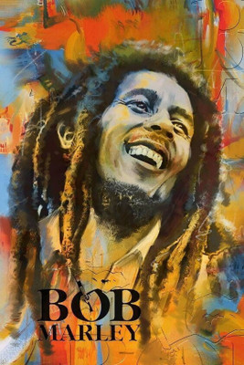 BOB MARLEY POSTER OF ART Paper Print(18 inch X 12 inch, ROLLED)