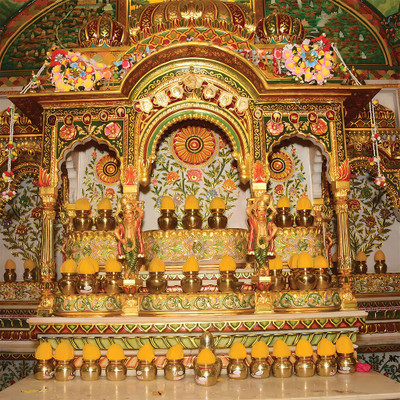 Temple Flex Poster | 3 x 3 ft Premium Print for Home, Pooja Room & Wall Decoration Fine Art Print(36 inch X 36 inch, Rolled)
