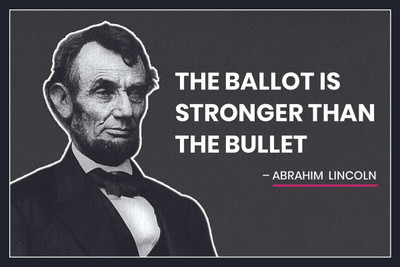 Poster Inspirational Powerful Abraham Lincoln sl-13057 (Wall Poster, 13x19 Inches, Matte Paper, Multicolor) Fine Art Print(19.1 inch X 13.1 inch, Rolled)