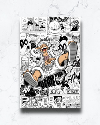 One Piece Luffy Gear 4 Snakeman Anime Poster | HD Glossy Laminated A3 12x18 Inch | Premium Wall Decor for Bedroom, Gaming Room & Living Room | Unframed Photographic Paper(18 inch X 12 inch)