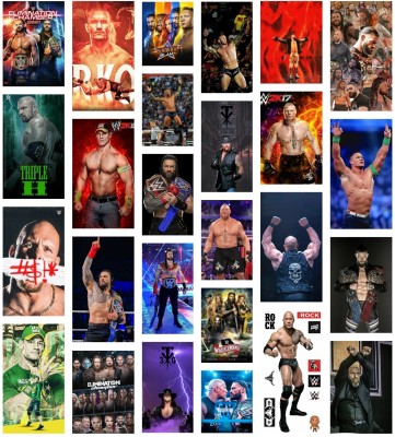 WWE poster card for wall decor Photographic Paper(6 inch X 4 inch)