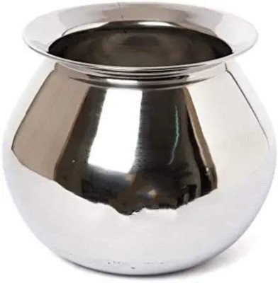 subaa Pot 10 cm diameter 1 L capacity(Stainless Steel, Non-stick)