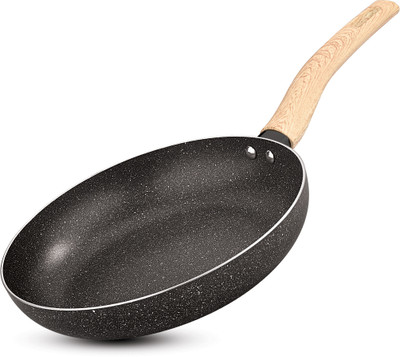 BERGNER Earth Black Non-Stick Induction Bottom Fry Pan 24 cm diameter 2.2 L capacity(Aluminium, Non-stick, Induction Bottom)