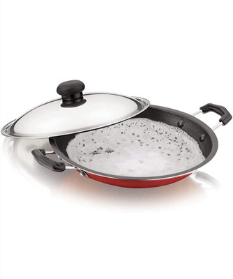 Daraz appachetti 1315523 Appachatty with Lid 1.5 L capacity 21 cm diameter(Aluminium, Non-stick)