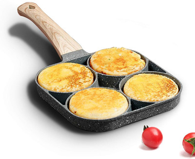 WEMOL Fry Pan 12 cm diameter 1 L capacity(Aluminium, Non-stick, Induction Bottom)