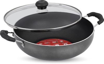Master by Master Perfect Induction Kadhai 24 cm diameter with Lid 2.3 L capacity(Aluminium, Non-stick, Induction Bottom)