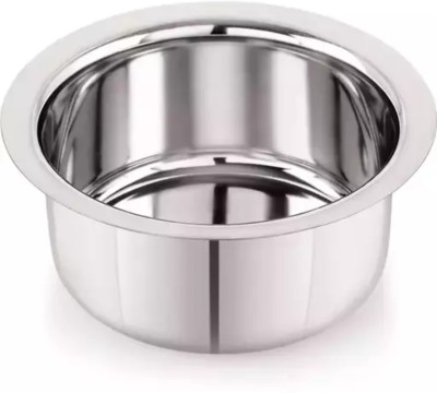 SHINI LIFESTYLE Stainless Steel Serving Bowl Stainless Steel Steel Handi Set/ Patila /Pot/Tapeli/Bowl Handi, bhagona(Pack of 1, Silver)