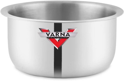 VARNA STAINLESS STEEL Triply Tope, Patila| (Size 17)| 1.7 Litre Tope 1.7 L capacity 20.5 cm diameter(Stainless Steel, Induction Bottom)