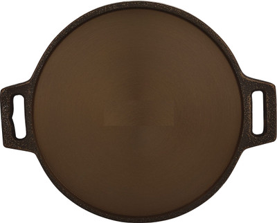 Rk Cast Iron Tawa for Dosa/Chapati | Induction Friendly 12Inches Black Tawa 30 cm diameter(Cast Iron, Non-stick, Induction Bottom)