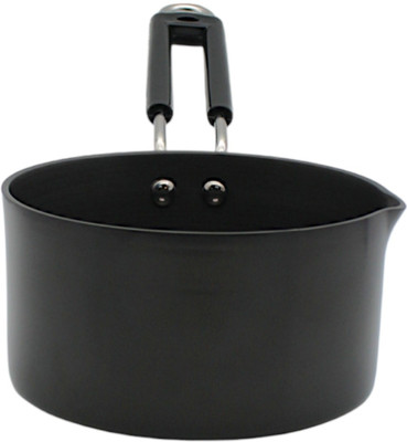 KDEP Stainless Steel Sauce Pan with Lid | 1.5 Litre Sauce Pan 26 cm diameter 1.5 L capacity(Aluminium, Hard Anodised, Non-stick)