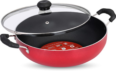 Master by Master Perfect Induction Kadhai 24 cm diameter with Lid 2.3 L capacity(Aluminium, Non-stick, Induction Bottom)