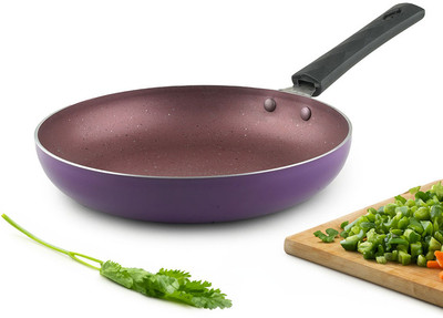 Kreme Velvet Granite Nonstick Induction Bottom Fry Pan 24 Cm Diameter 1.5 L Capacity (Aluminium, Non-stick, Induction Bottom) For Rs. 199 @ 85 %