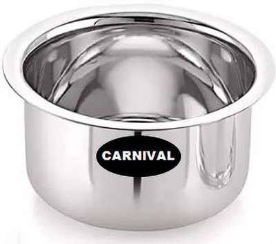 CARNIVAL Stainless Steel Patila/Bhagona/Tapeli/Tope Without Lid 1000 ml Tope 1 L capacity 17 cm diameter(Stainless Steel)
