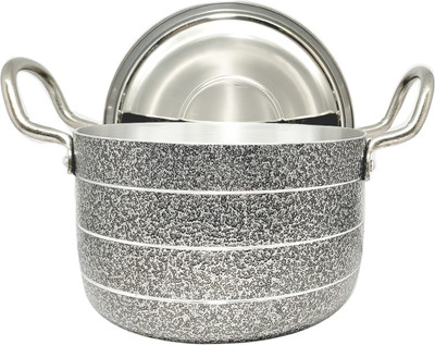 bartan hub Patila/Pot/Bhagona with Lid 1500 ML Cookware Set(Aluminium, 1 - Piece)