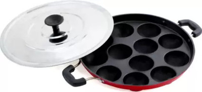 Zen Zen Appam Maker With Lid Paniarakkal with Lid 0.5 L capacity 12 cm diameter(Aluminium, Non-stick)